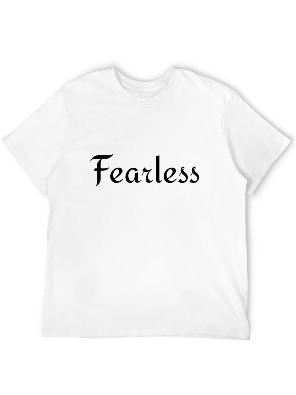 Fearless Black T-Shirt - Mens Style