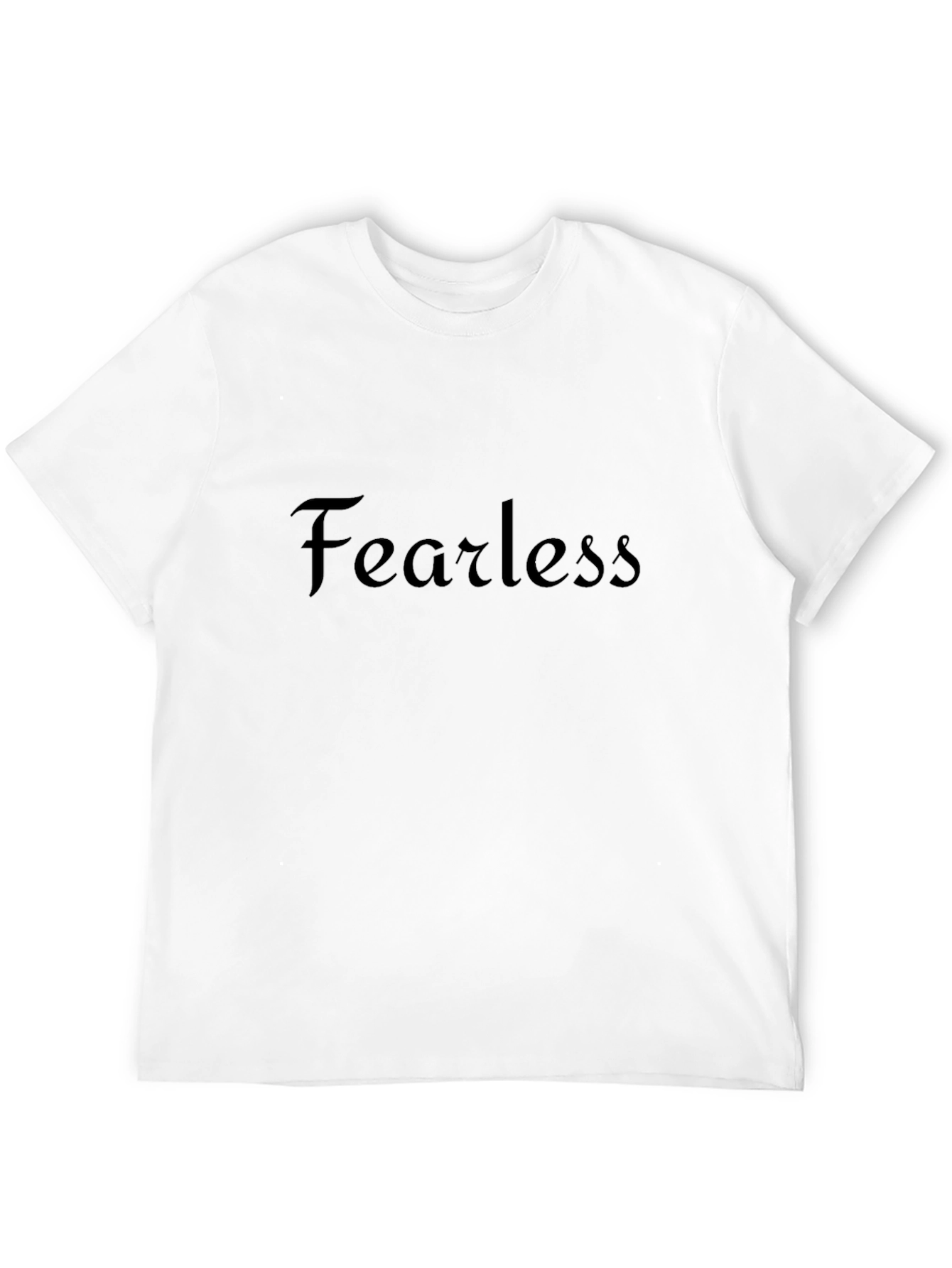 Fearless Black T-Shirt - Mens Style