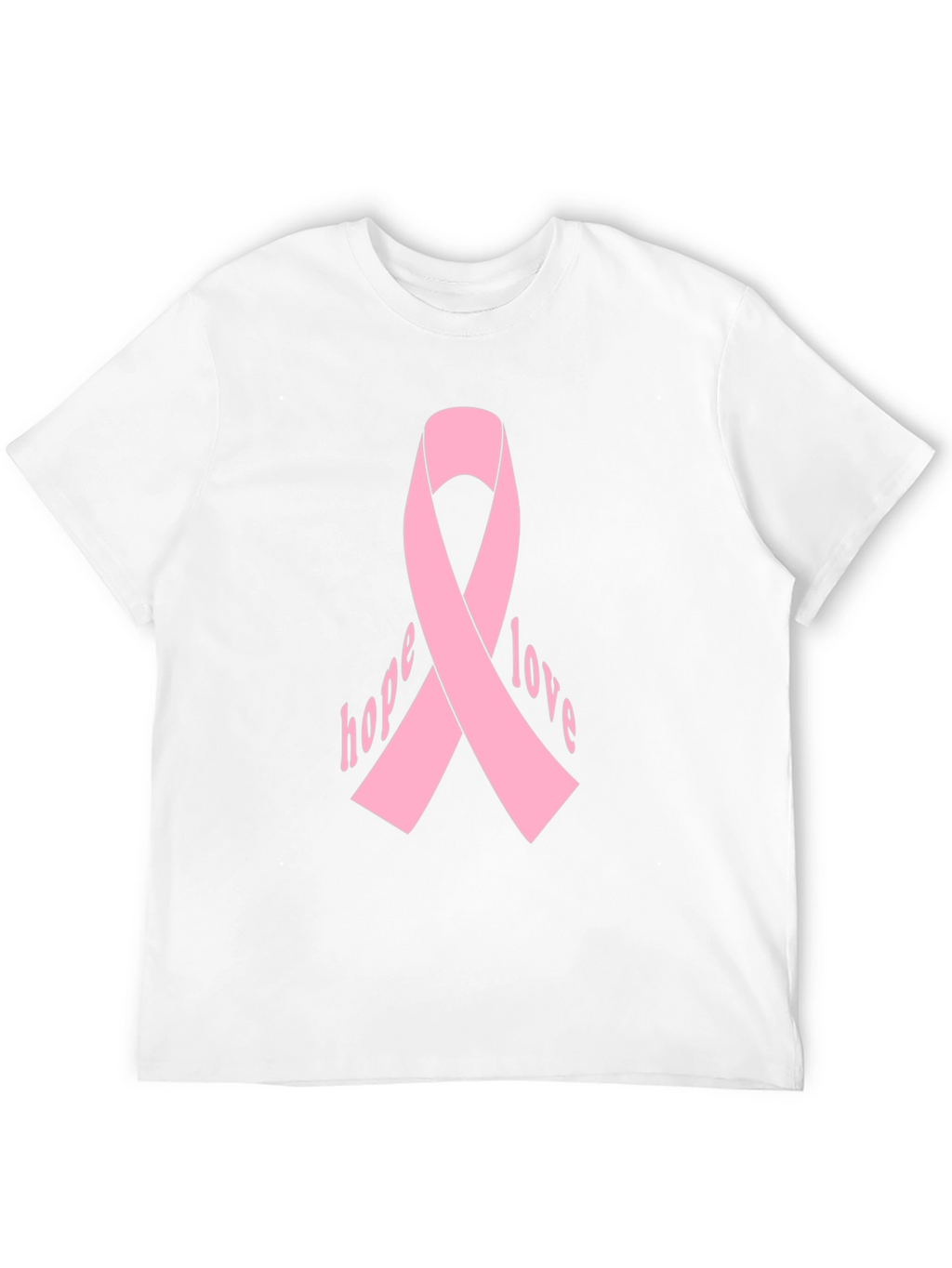 Hope Love Breast Cancer Awareness Tee