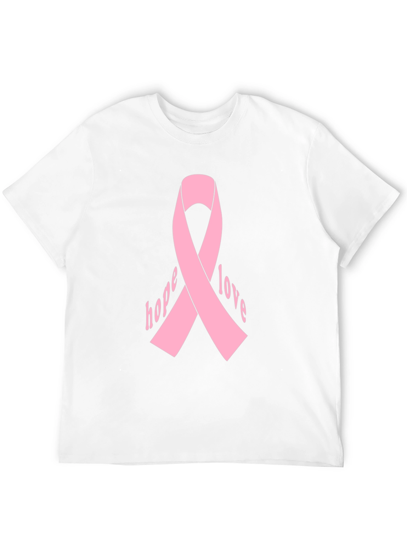 Hope Love Breast Cancer Awareness Tee