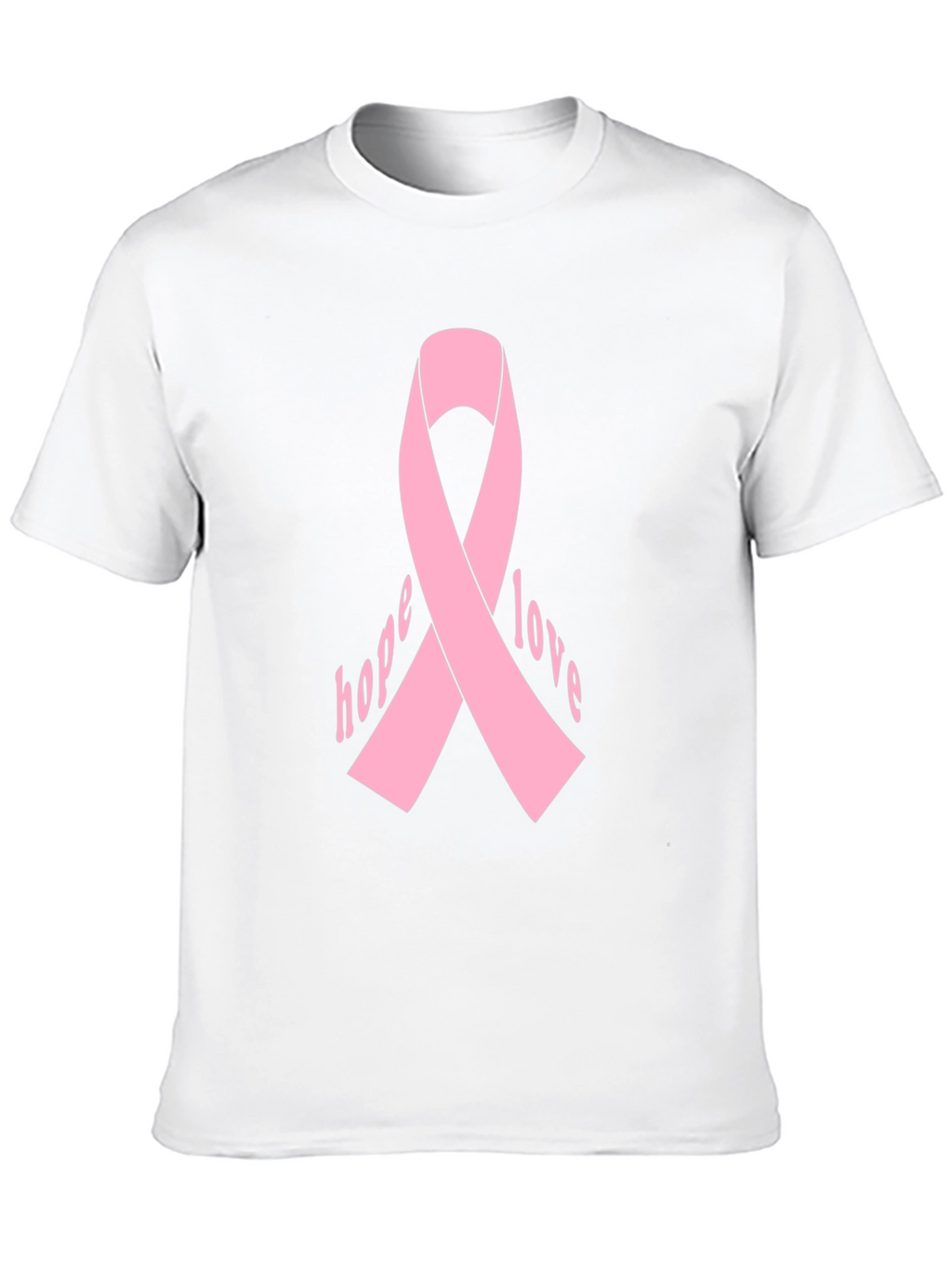 Hope Love Breast Cancer Awareness Tee