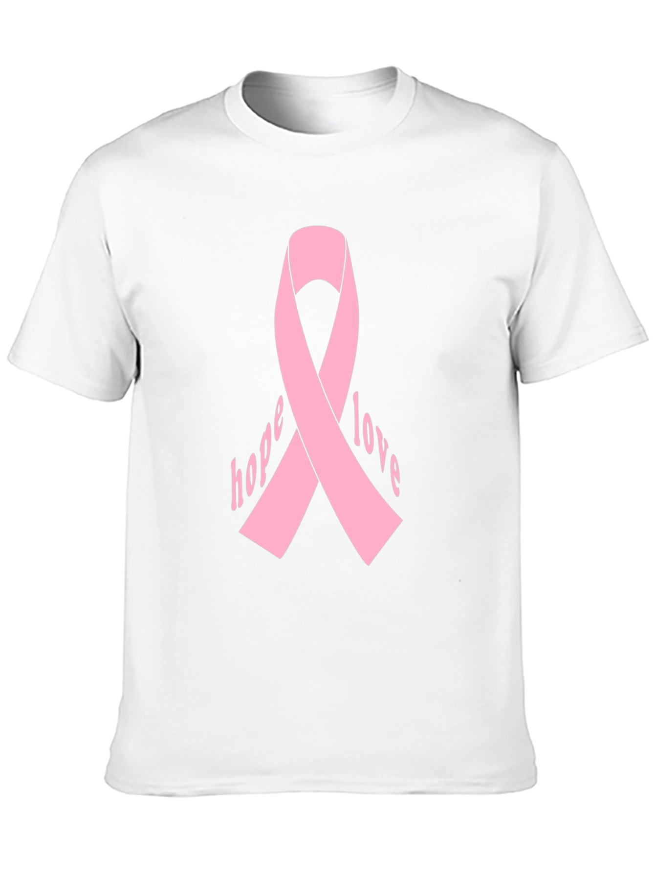 Hope Love Breast Cancer Awareness Tee