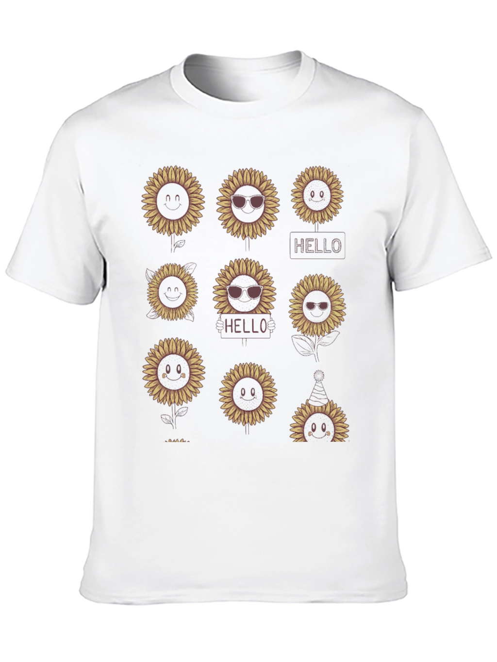Sunflower Graphic Tee - Unisex Cotton T-Shirt