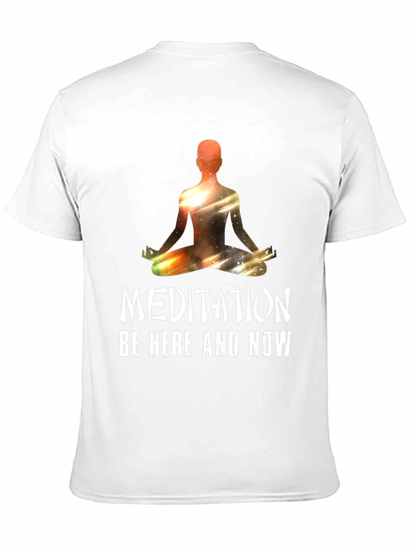 Meditation Be Here Now Graphic T-Shirt