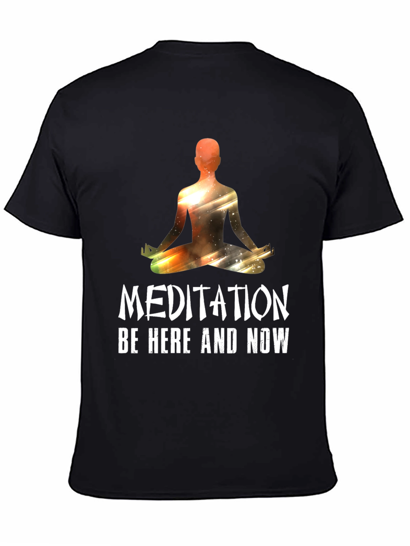 Meditation Be Here Now Graphic T-Shirt