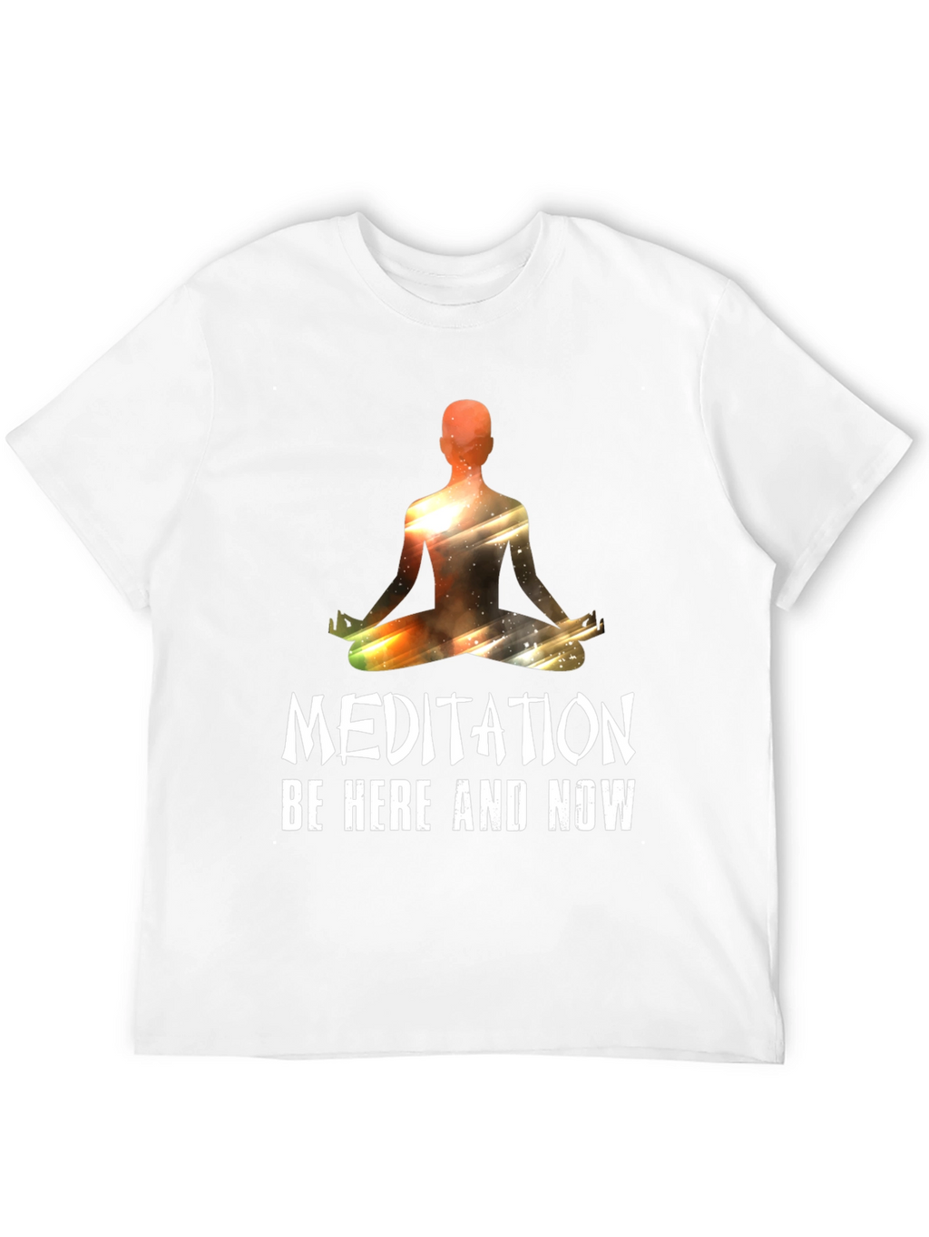 Meditation Be Here Now Graphic T-Shirt
