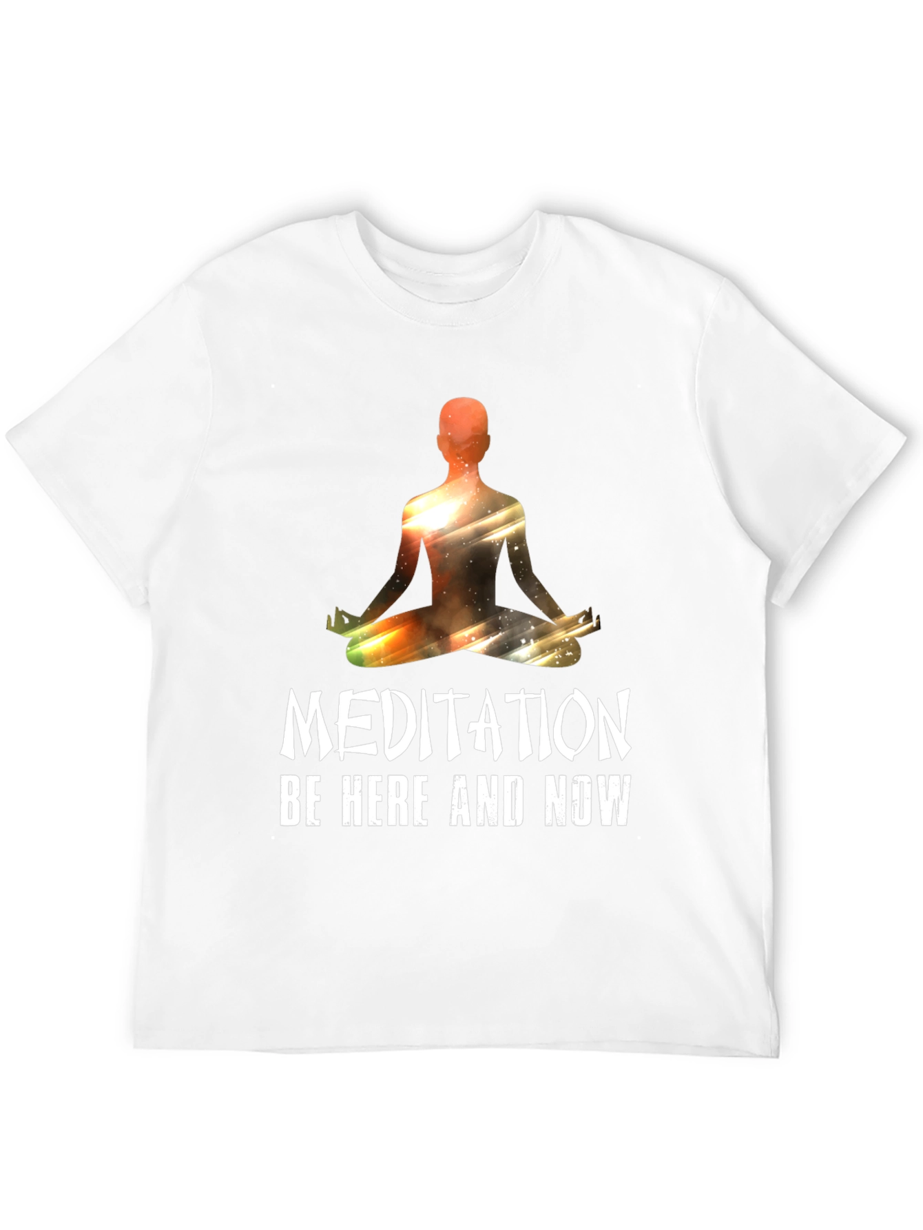 Meditation Be Here Now Graphic T-Shirt