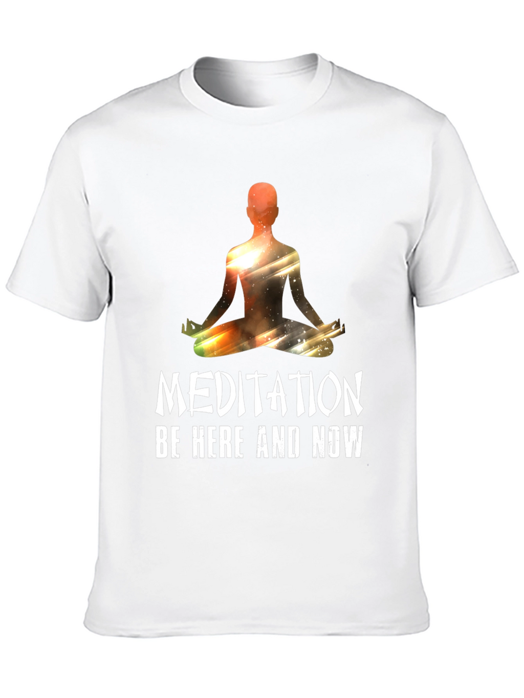 Meditation Be Here Now Graphic T-Shirt