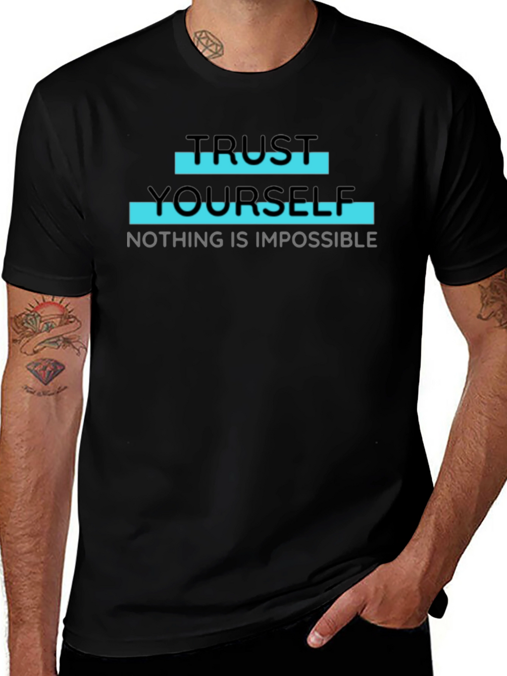 Trust Yourself T-Shirt - Motivational Quote Tee