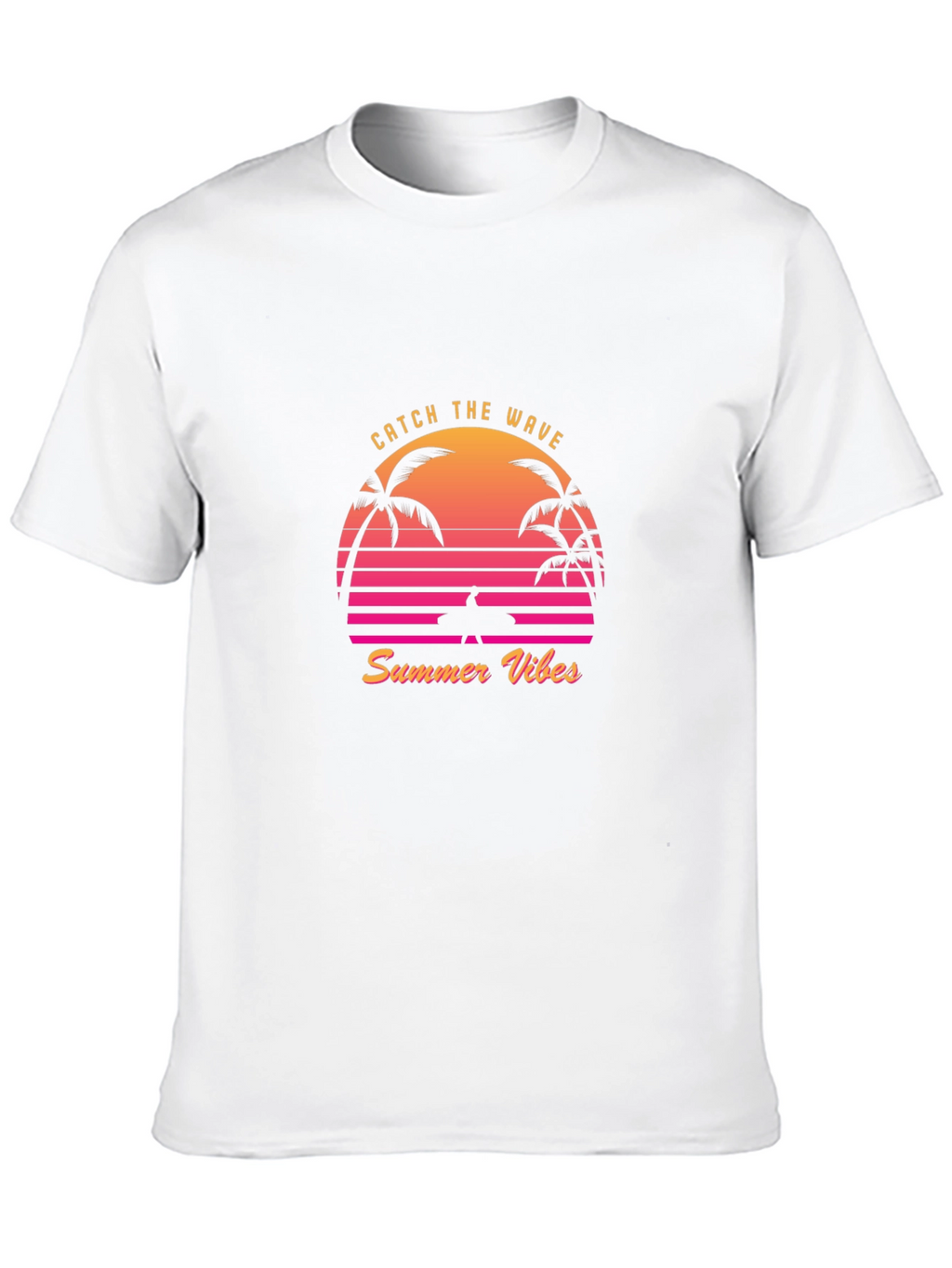 Summer Vibes Graphic Tee - Catch the Wave T-Shirt