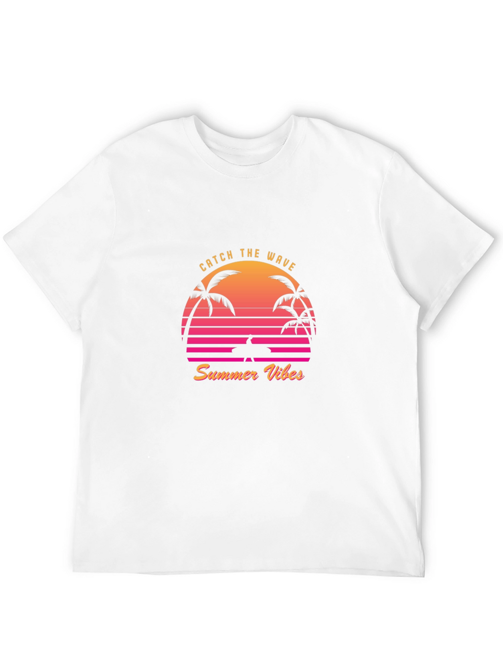 Summer Vibes Graphic Tee - Catch the Wave T-Shirt