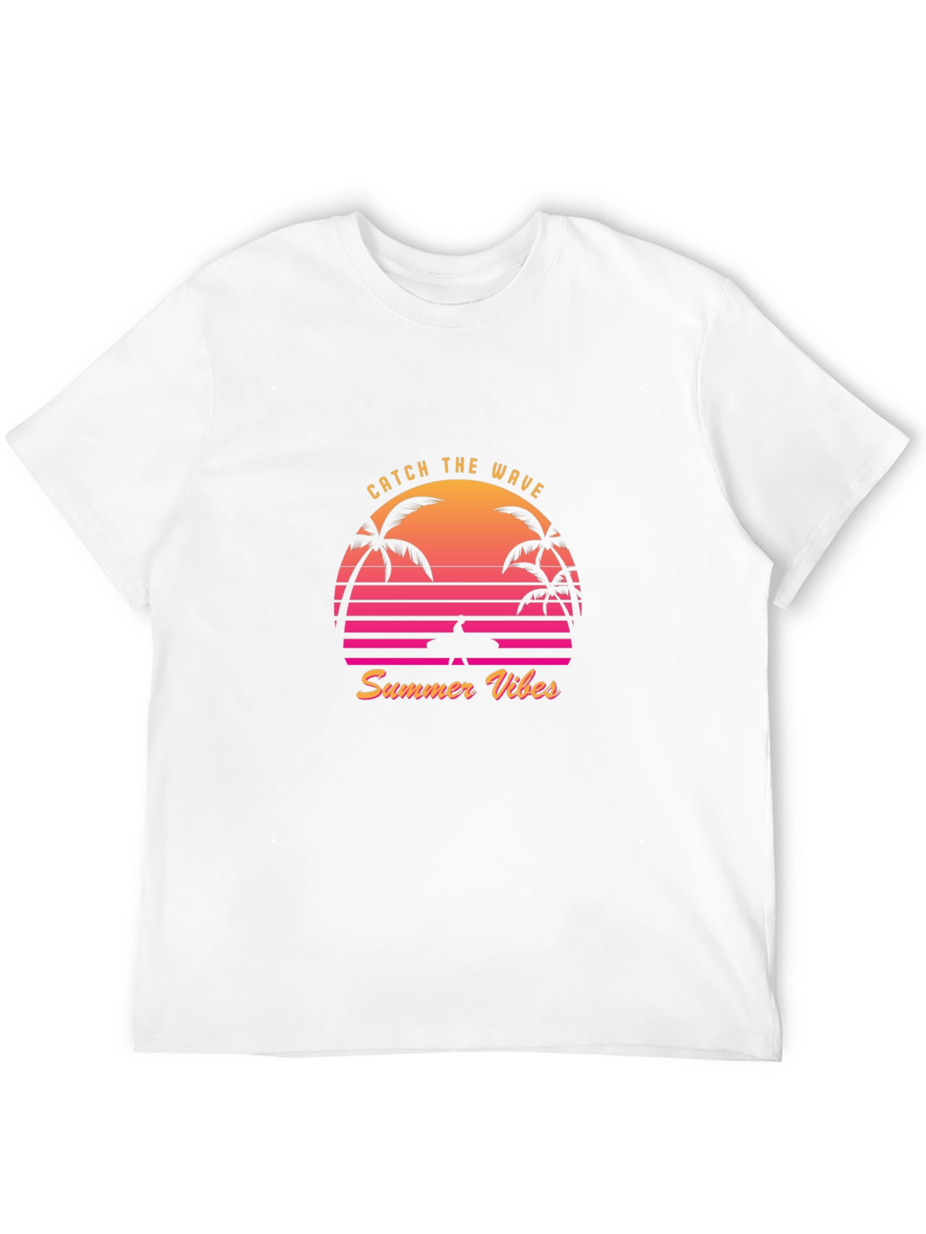 Summer Vibes Graphic Tee - Catch the Wave T-Shirt