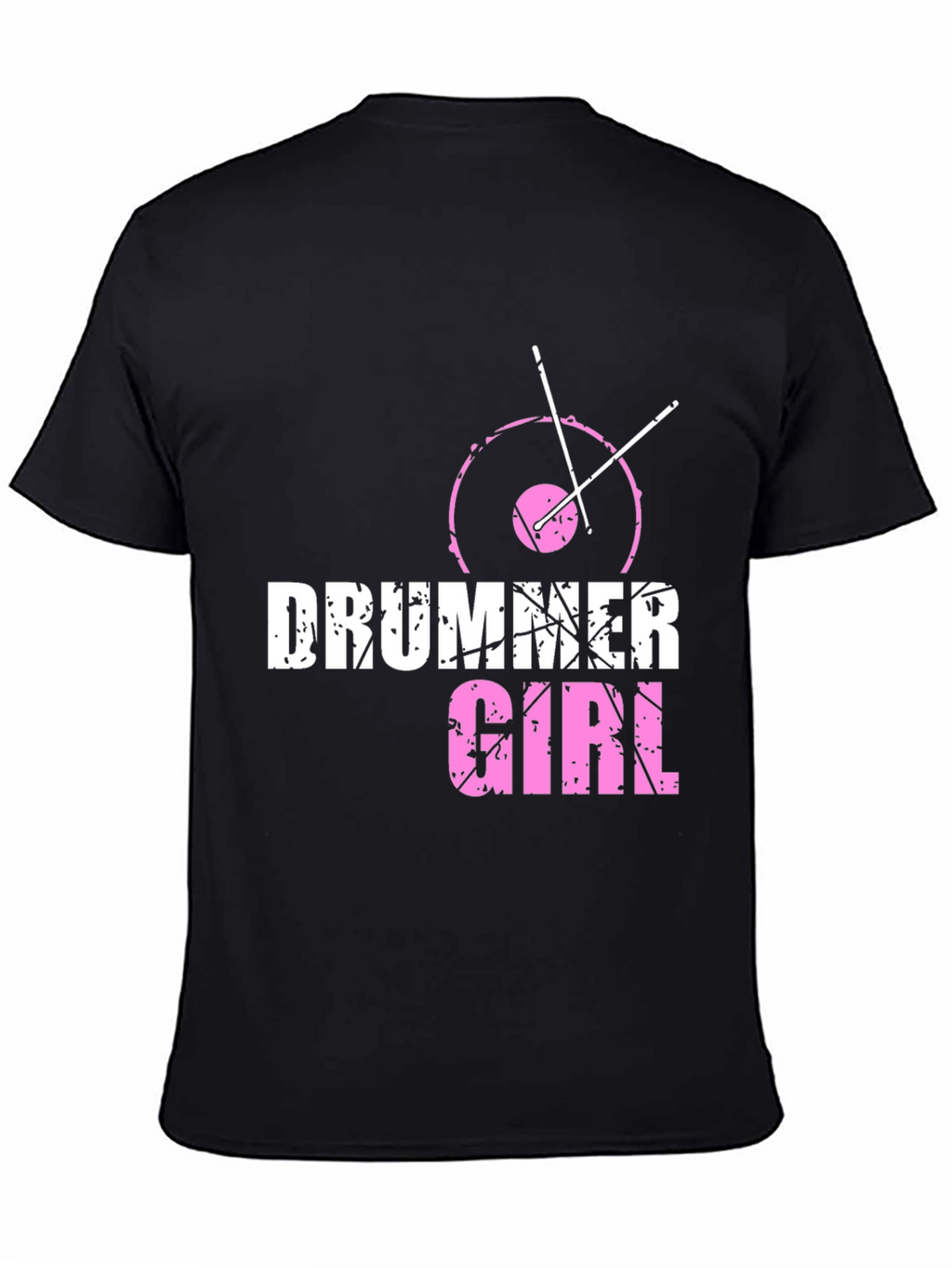 Drummer Girl Tee - Music Lover T-Shirt