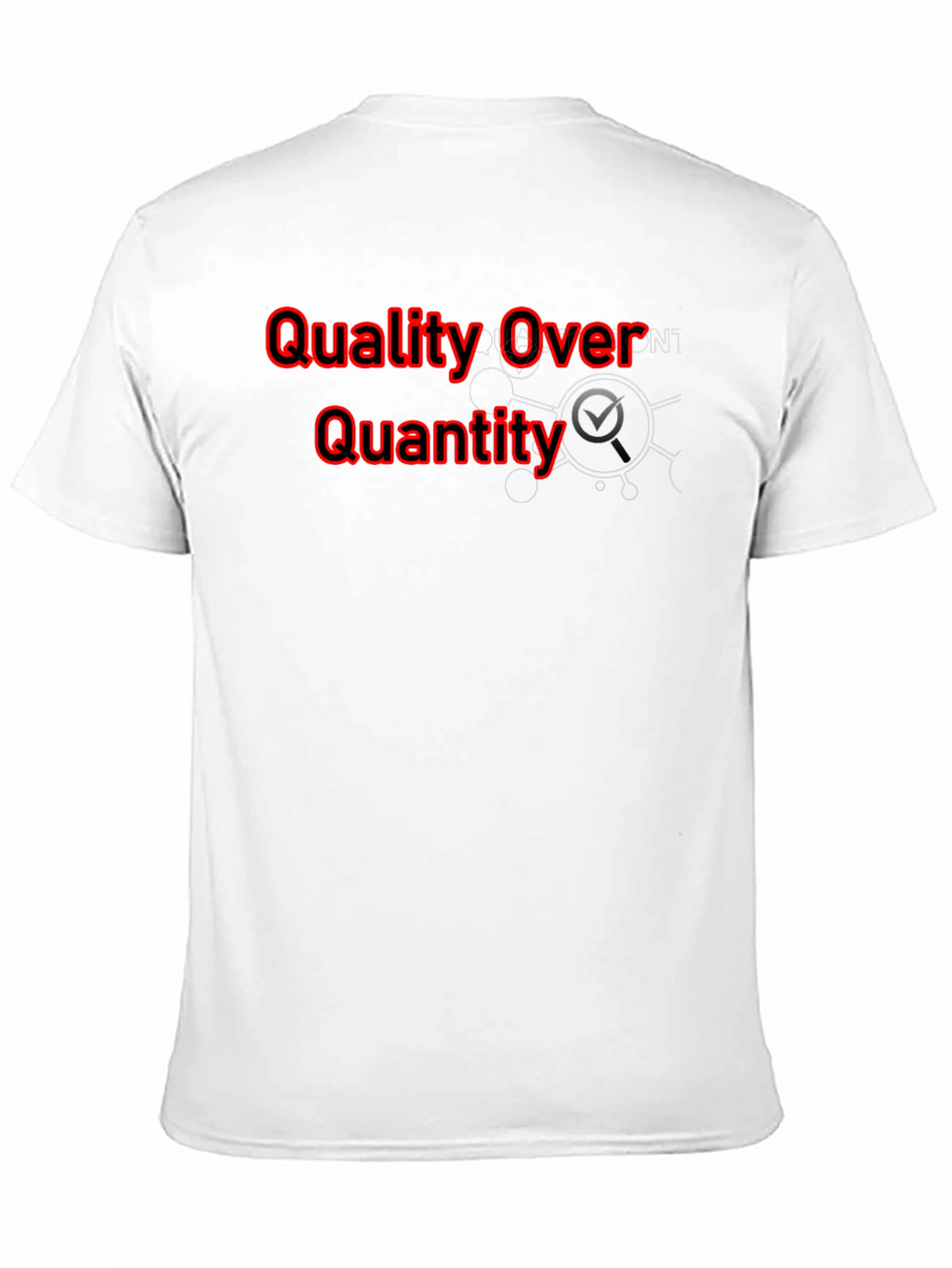 Quality Over Quantity Black Graphic Tee