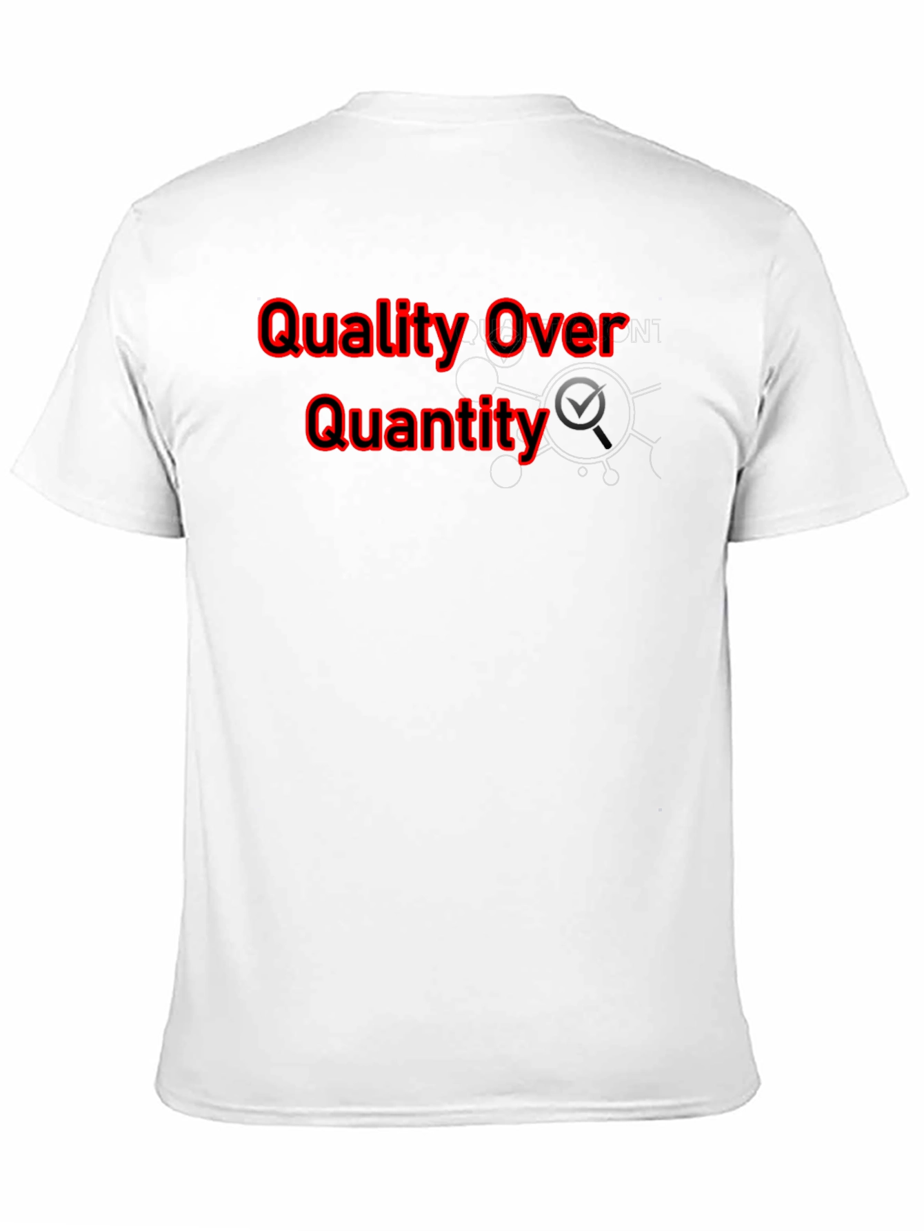 Quality Over Quantity Black Graphic Tee