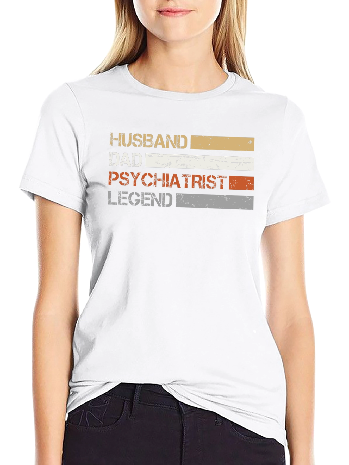 Husband Dad Psychiatrist Legend T-Shirt