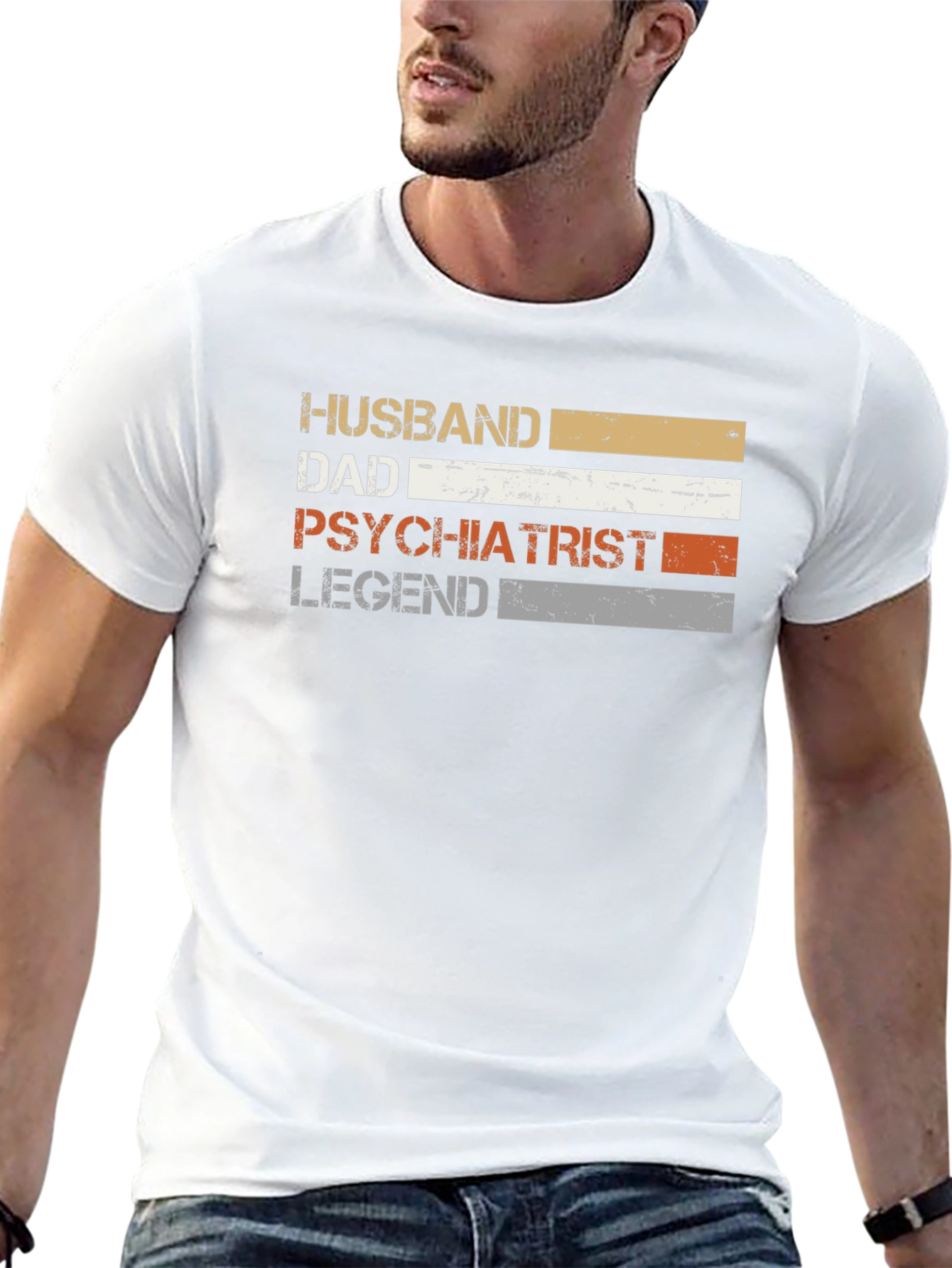 Husband Dad Psychiatrist Legend T-Shirt