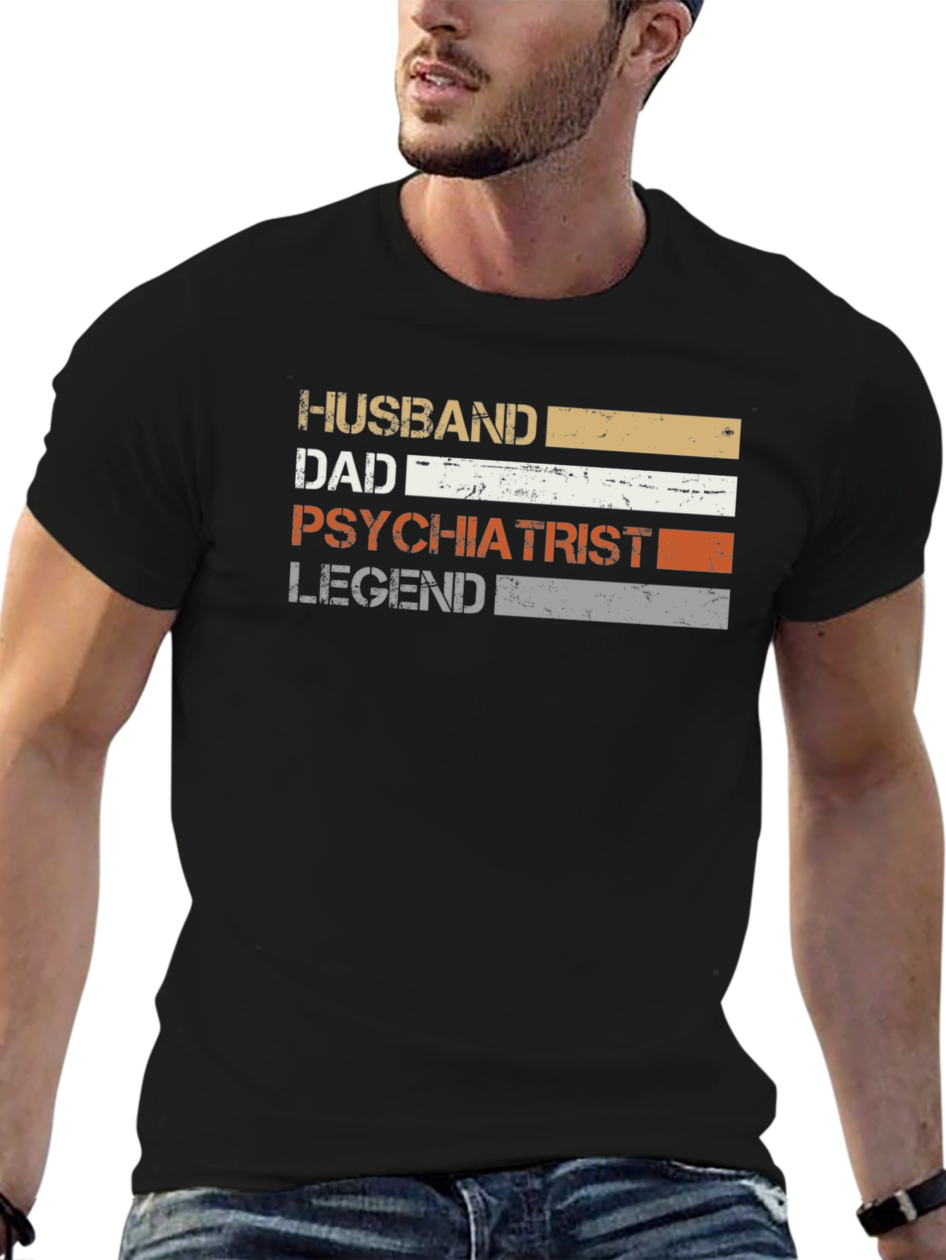 Husband Dad Psychiatrist Legend T-Shirt