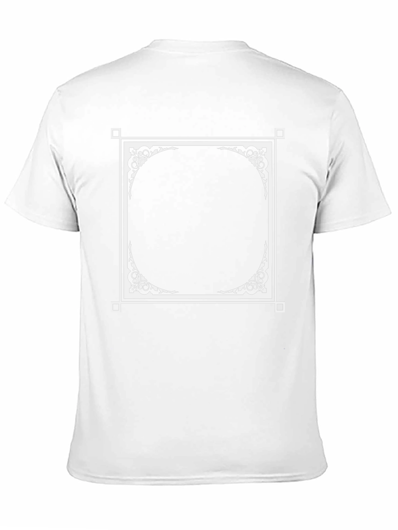 Ornate Frame Black T-Shirt