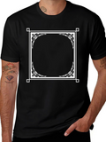 Ornate Frame Black T-Shirt