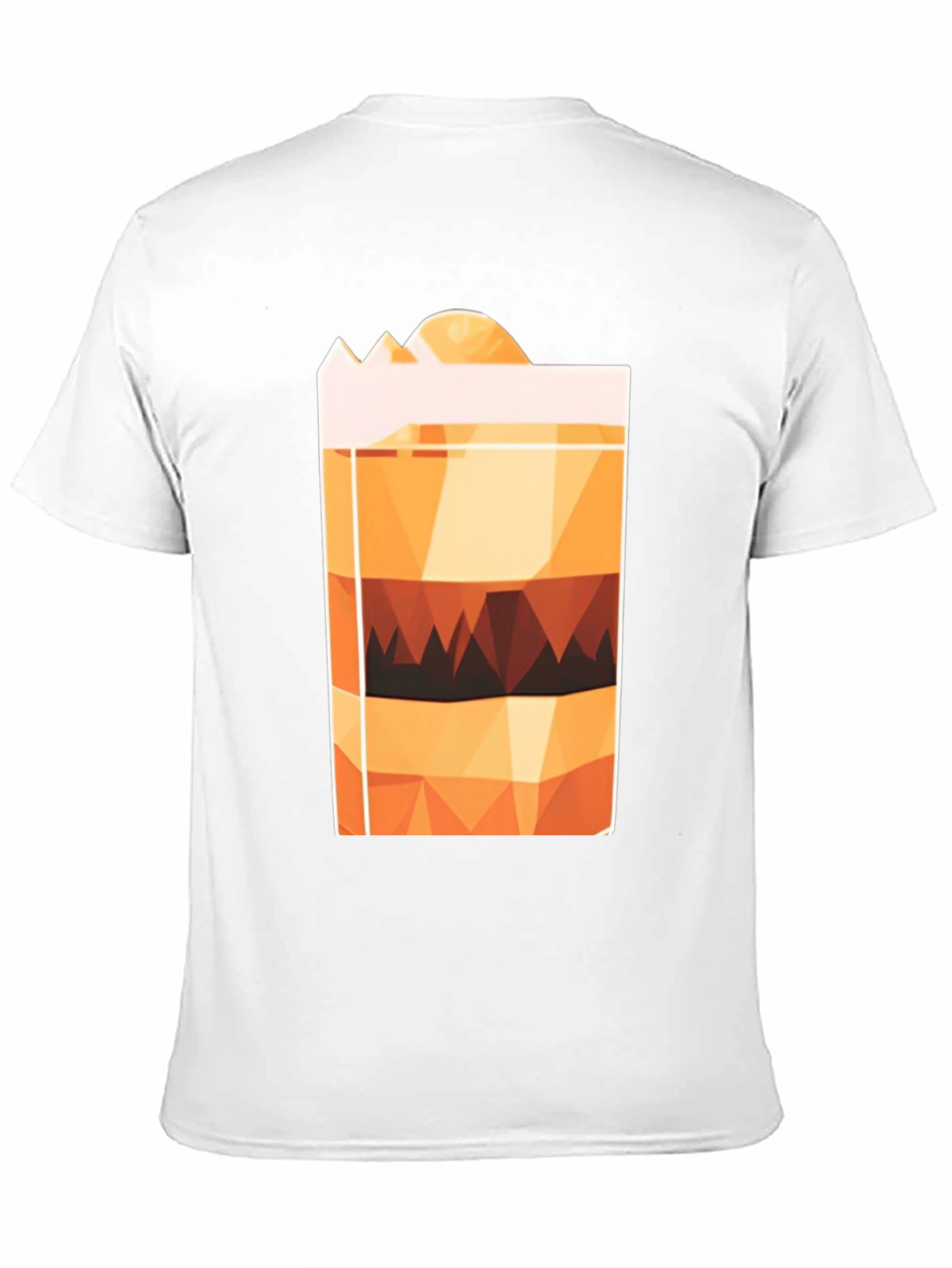 Geometric Layered Drink Graphic Tee