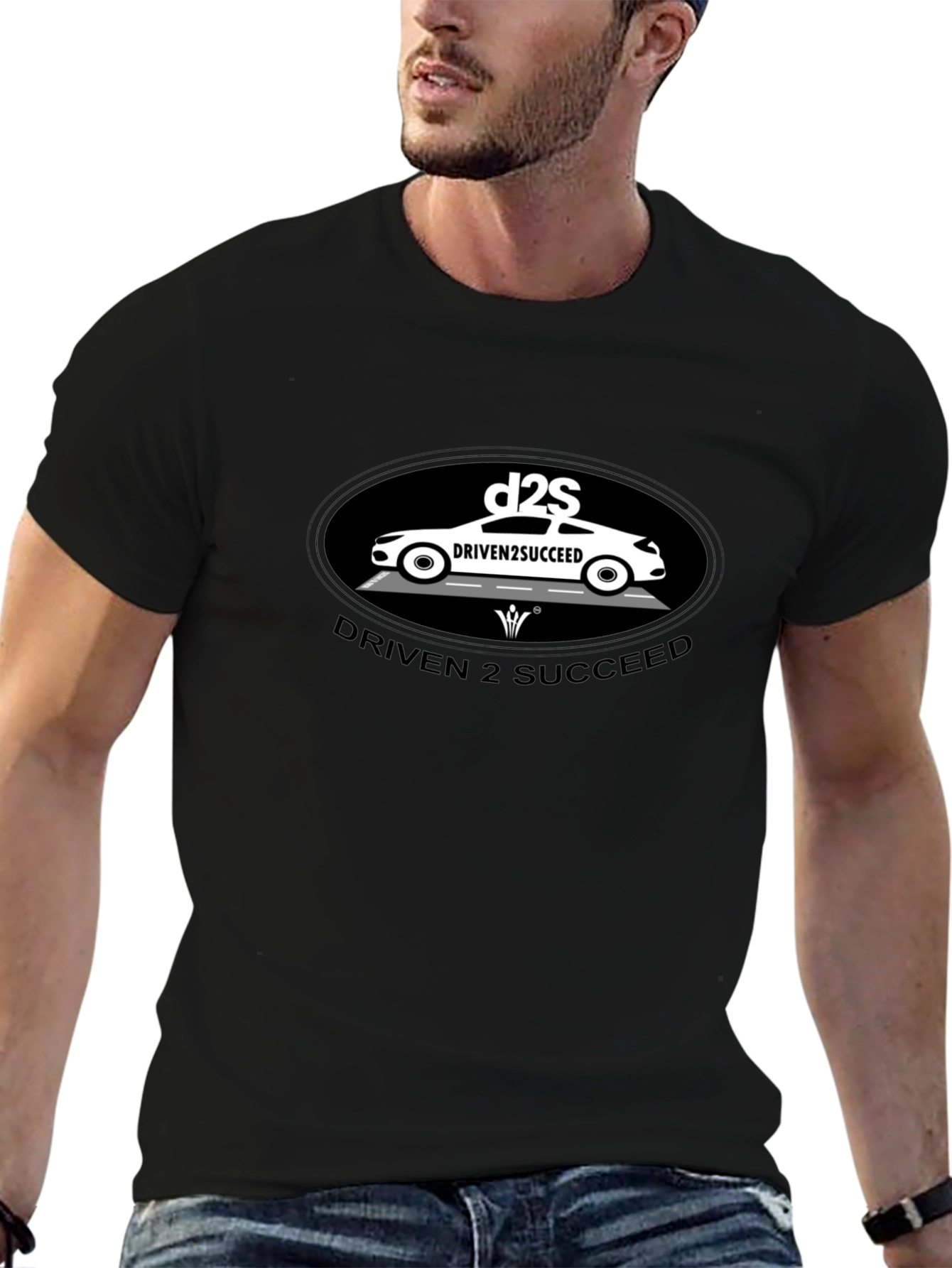 Driven 2 Succeed Black Graphic Tee