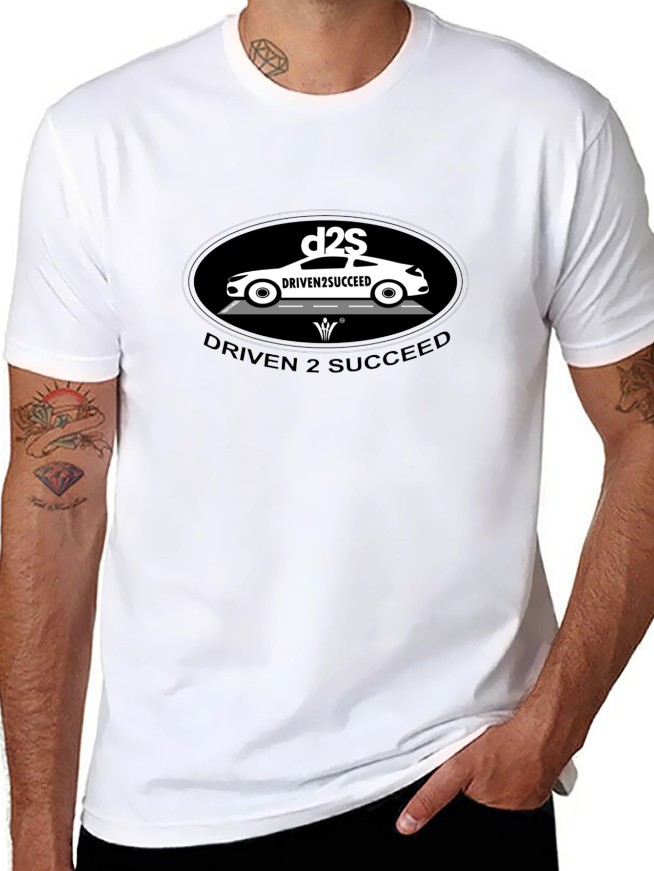Driven 2 Succeed Black Graphic Tee