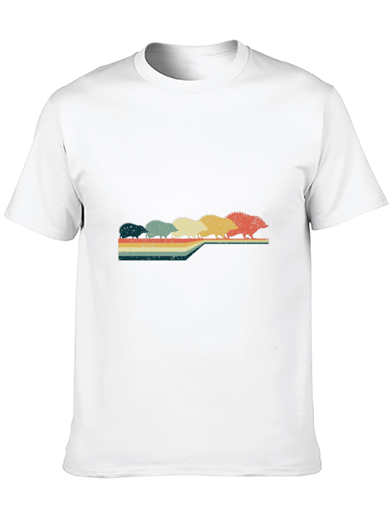 Retro Hedgehog T-Shirt - Vintage Style Animal Tee