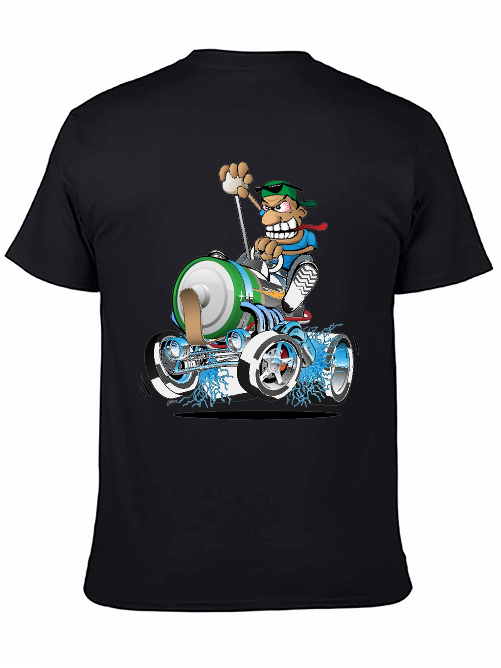 Cartoon Race Car T-Shirt