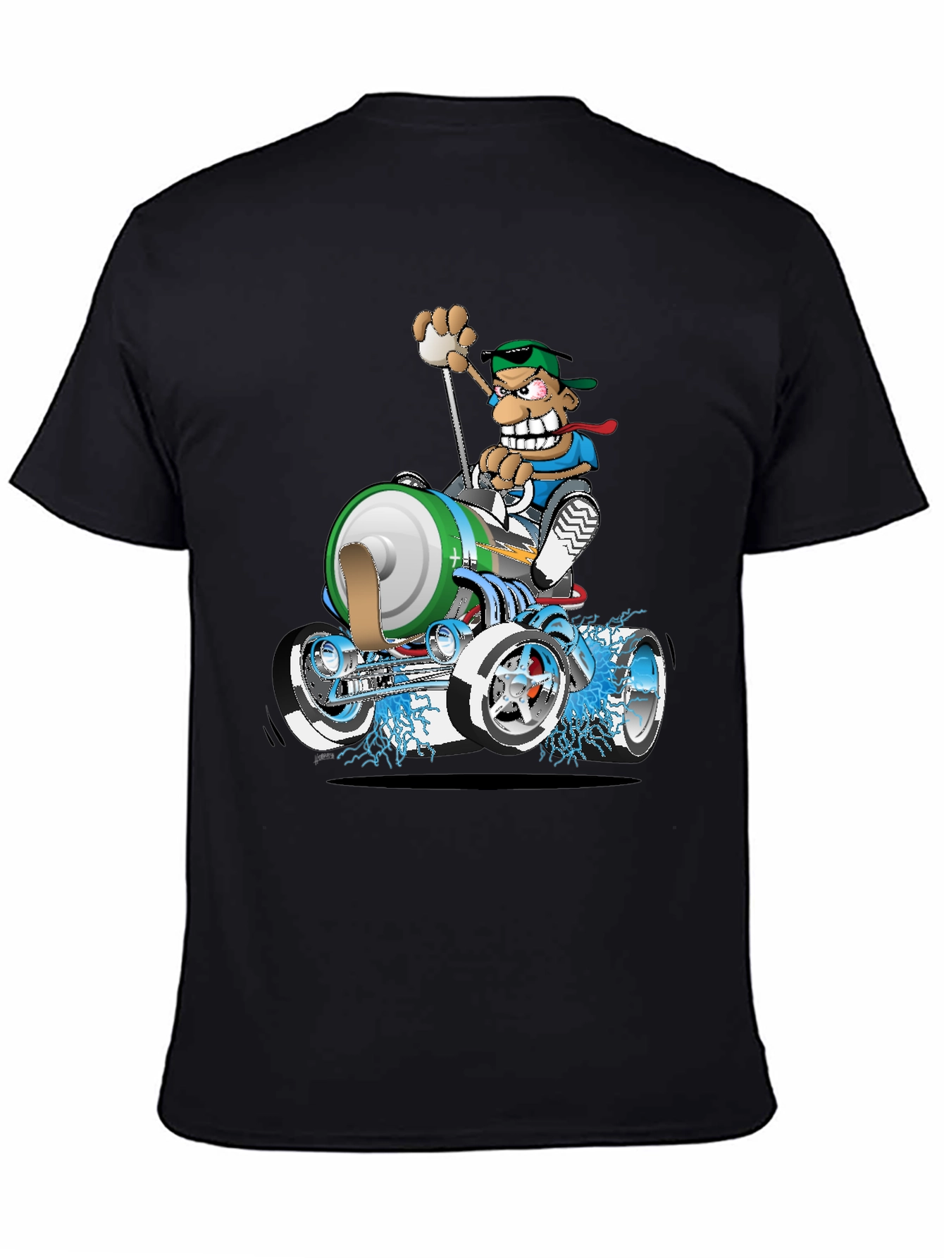 Cartoon Race Car T-Shirt