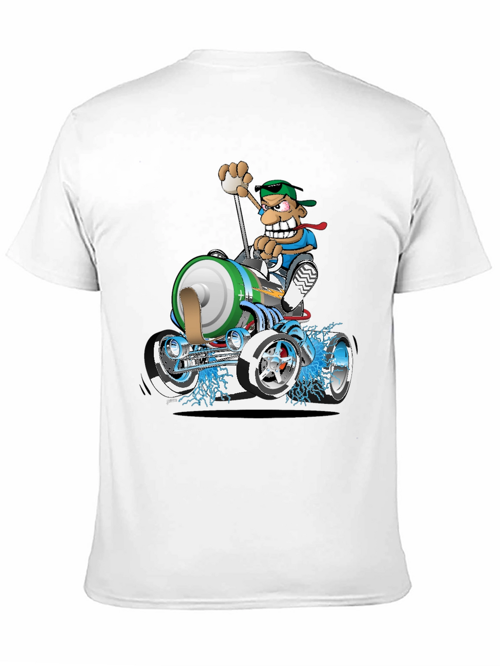 Cartoon Race Car T-Shirt