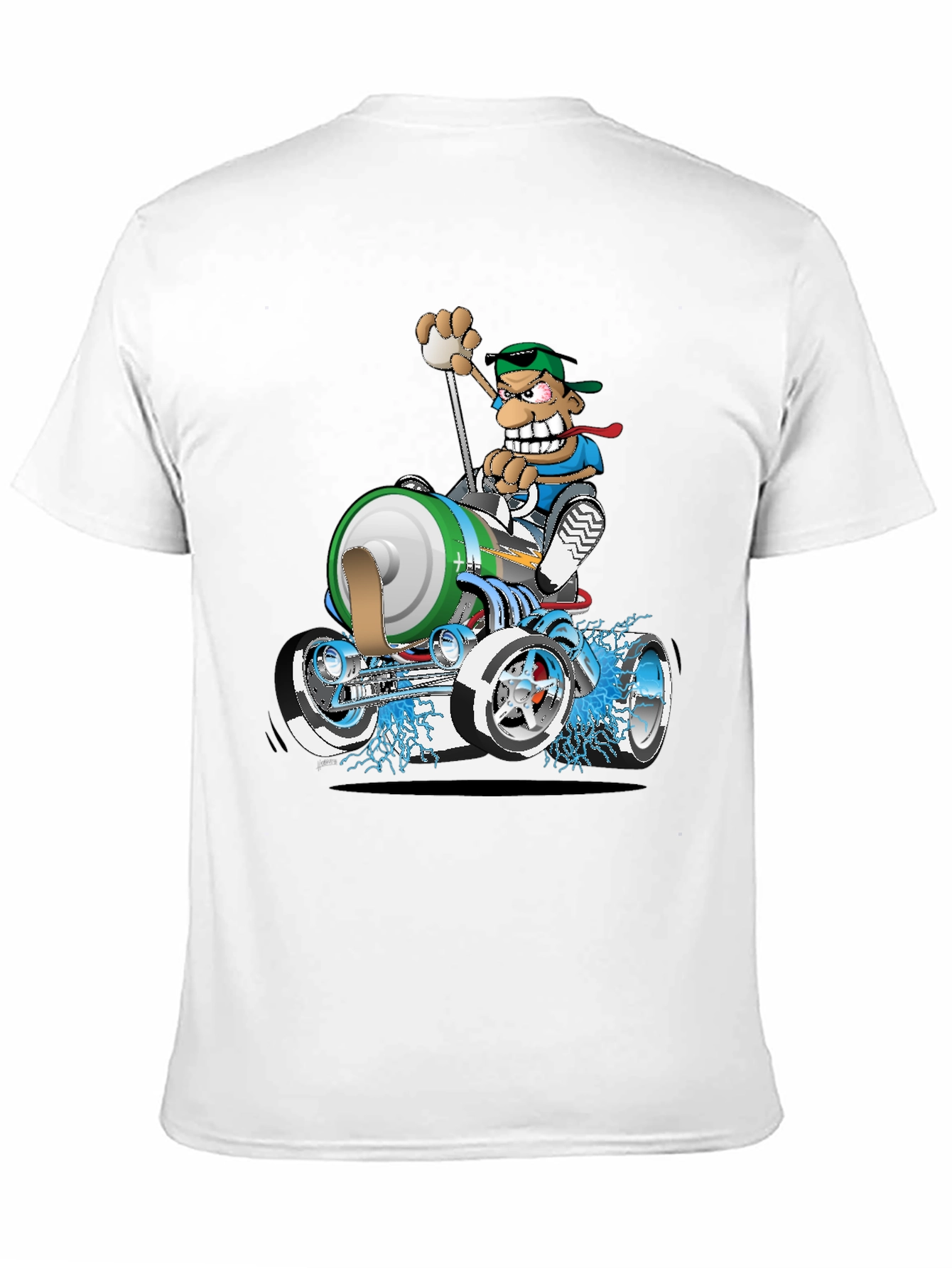 Cartoon Race Car T-Shirt