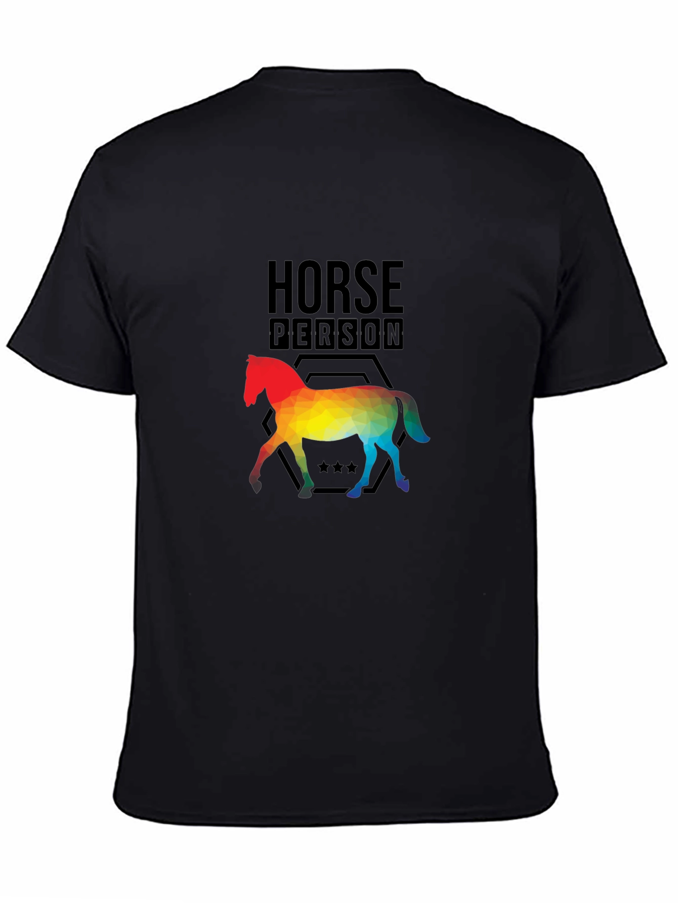 Horse Person T-Shirt - Colorful Equine Design