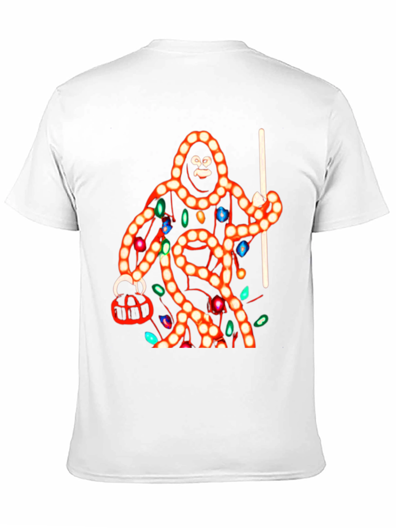 Sasquatch Christmas Lights T-Shirt