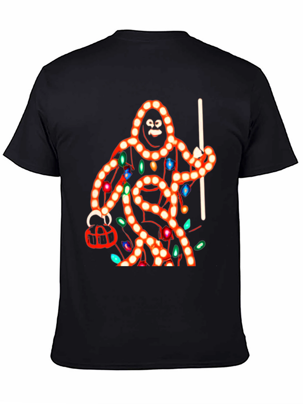 Sasquatch Christmas Lights T-Shirt