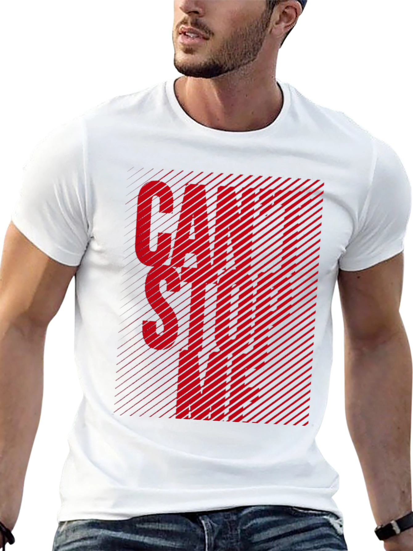 Bold Graphic Tee - Cant Stop Me Design