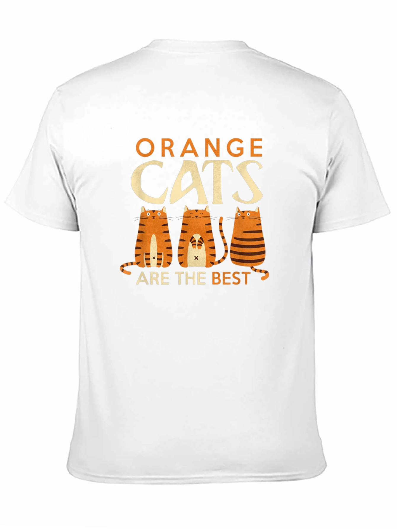 Orange Cats Graphic Tee - Unisex Cotton T-Shirt