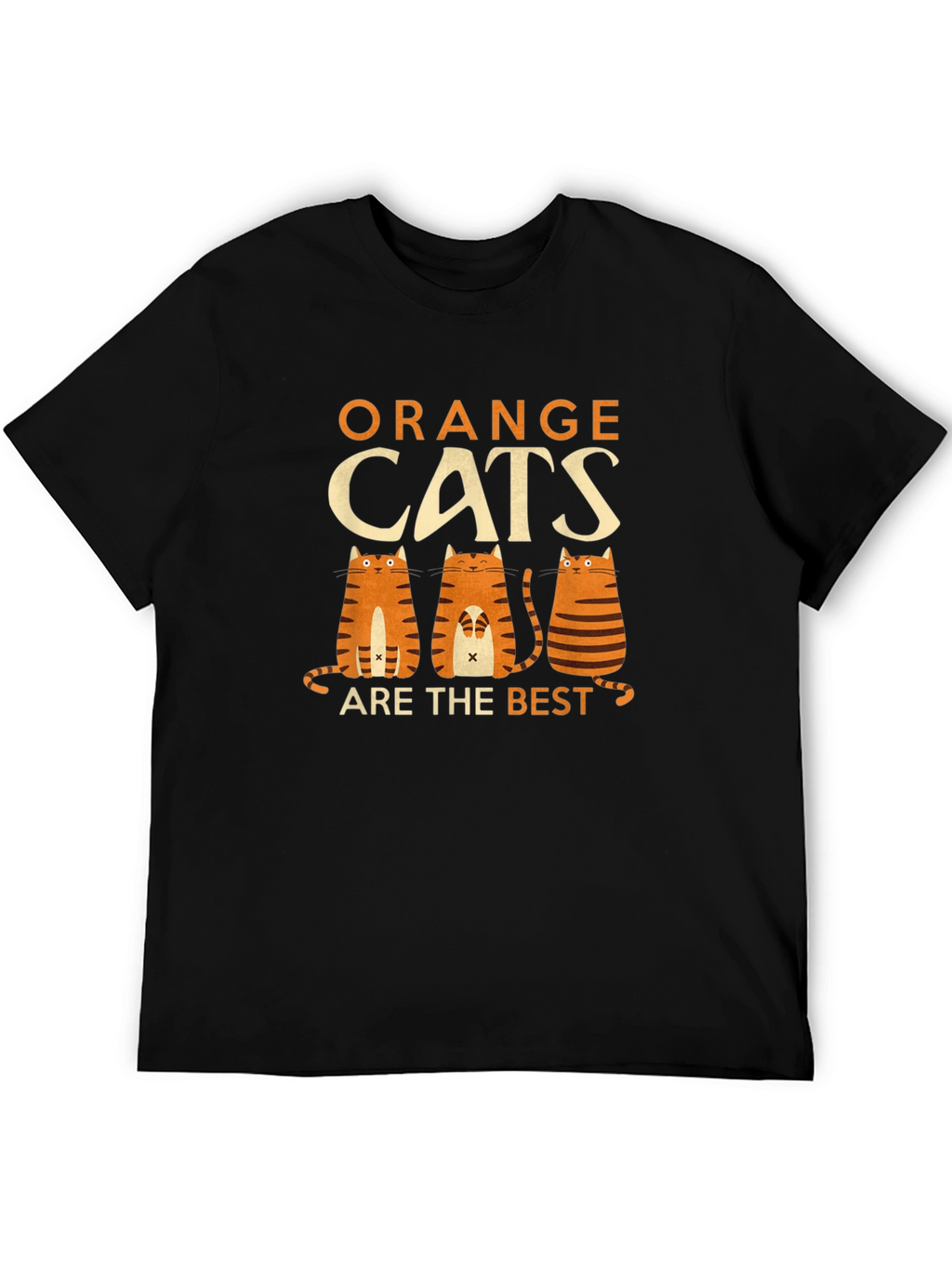 Orange Cats Graphic Tee - Unisex Cotton T-Shirt
