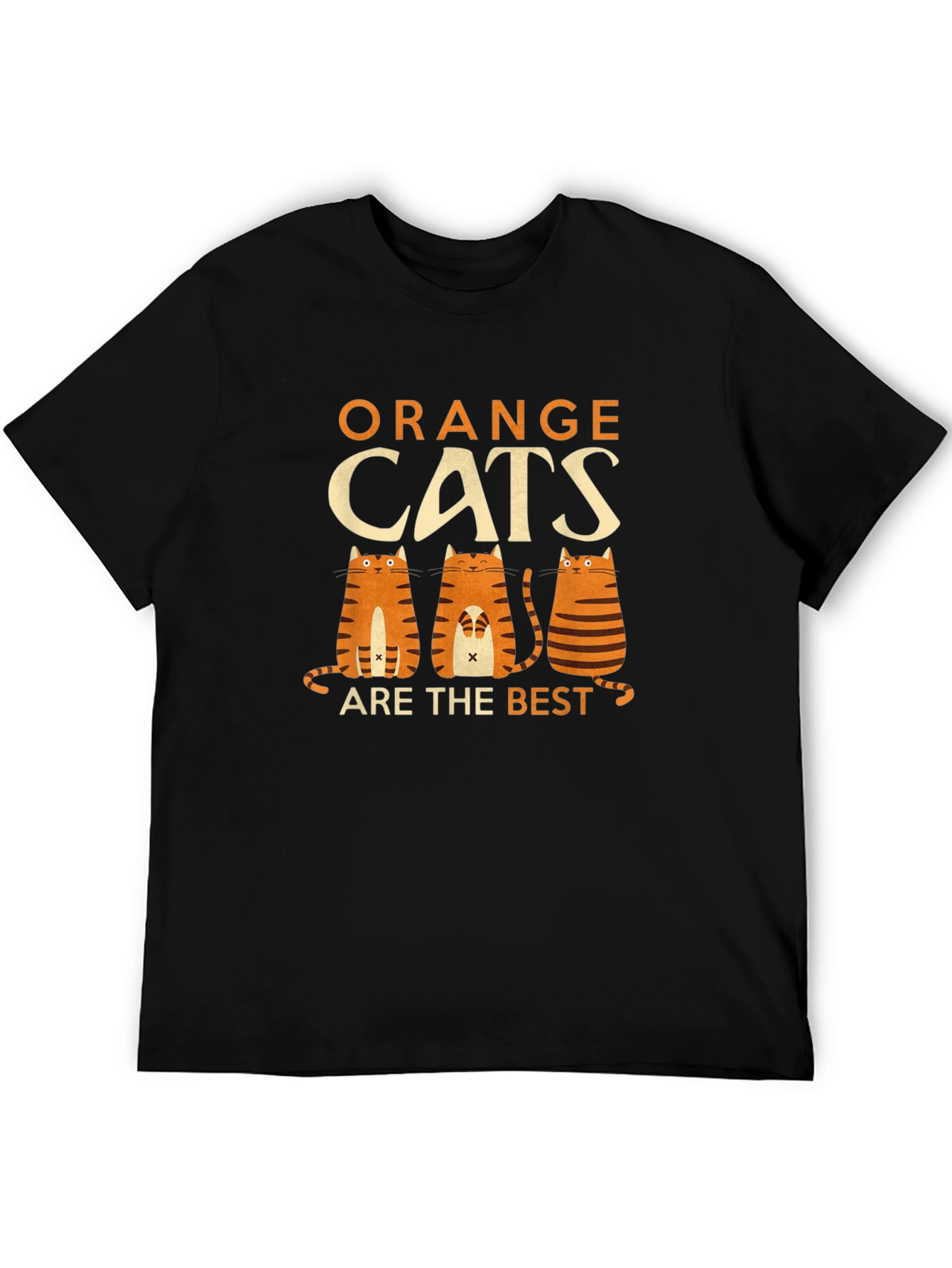 Orange Cats Graphic Tee - Unisex Cotton T-Shirt
