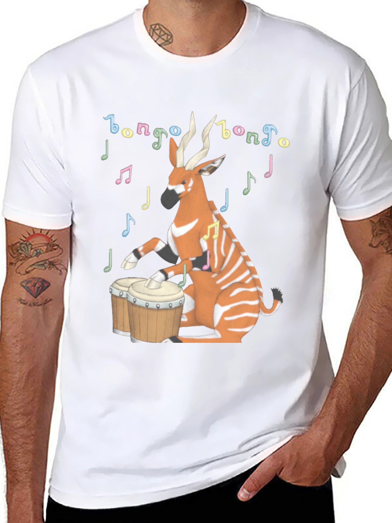Bongo Bongo Animal Drums T-Shirt