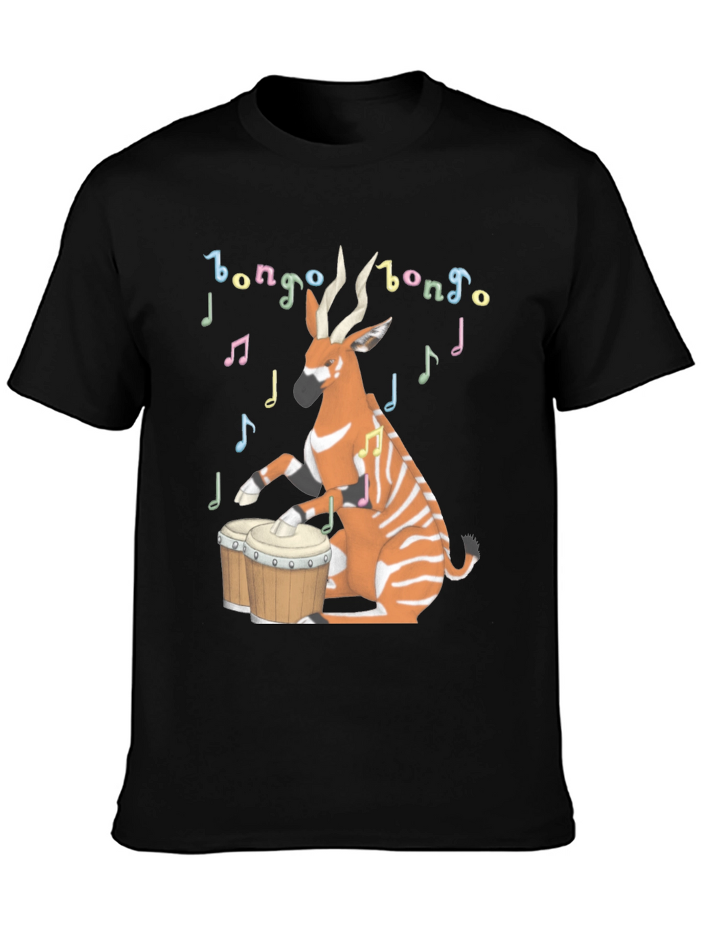 Bongo Bongo Animal Drums T-Shirt