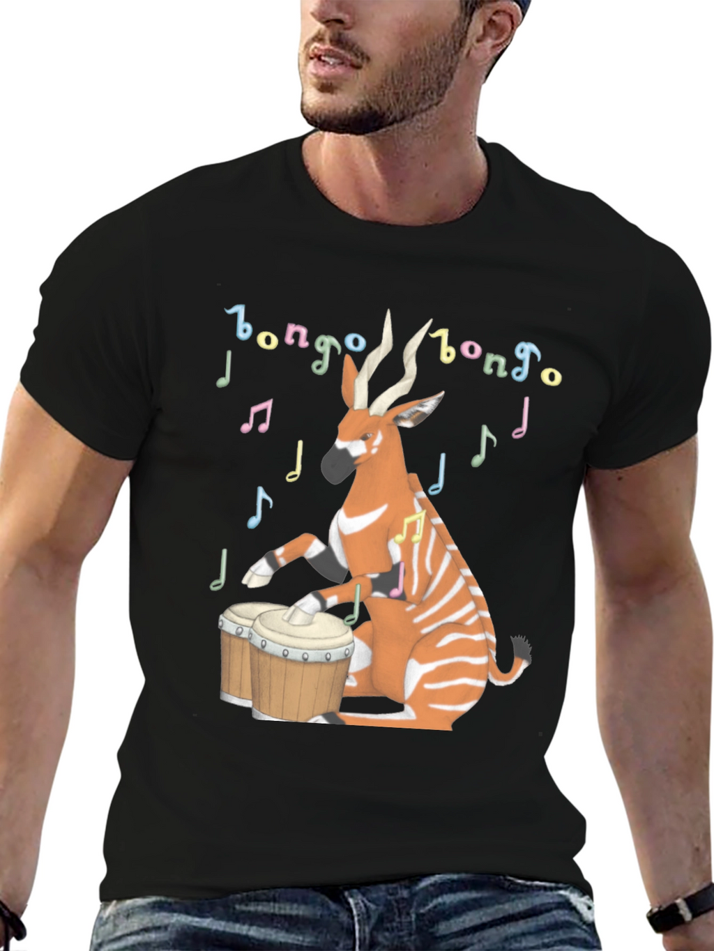 Bongo Bongo Animal Drums T-Shirt