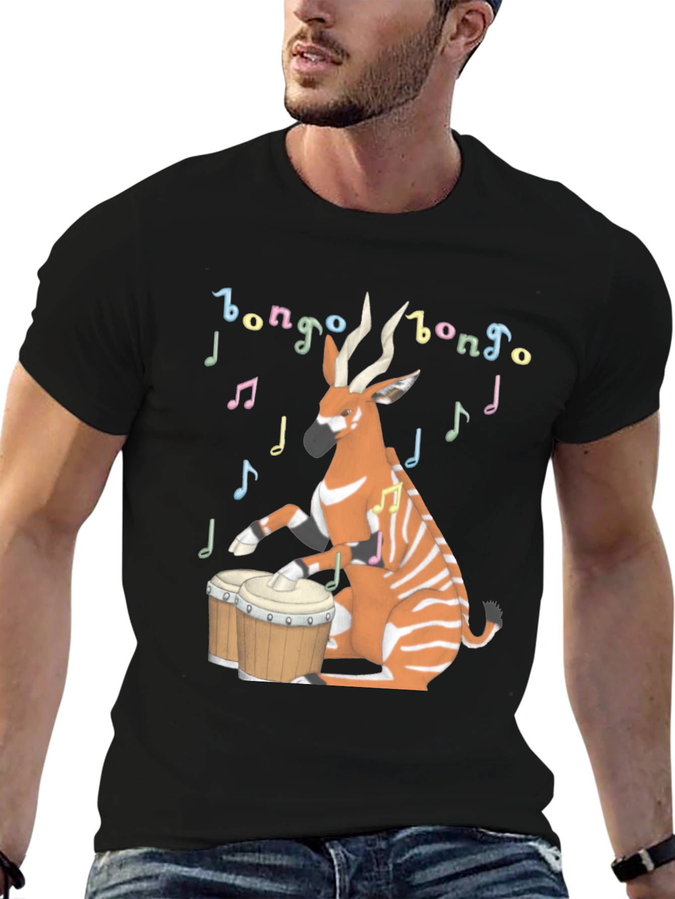 Bongo Bongo Animal Drums T-Shirt