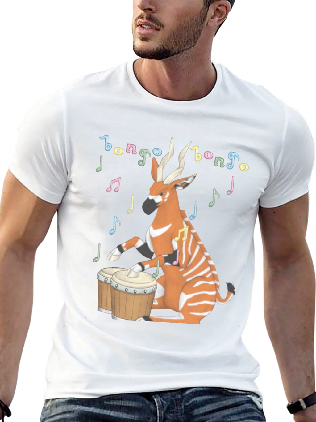 Bongo Bongo Animal Drums T-Shirt