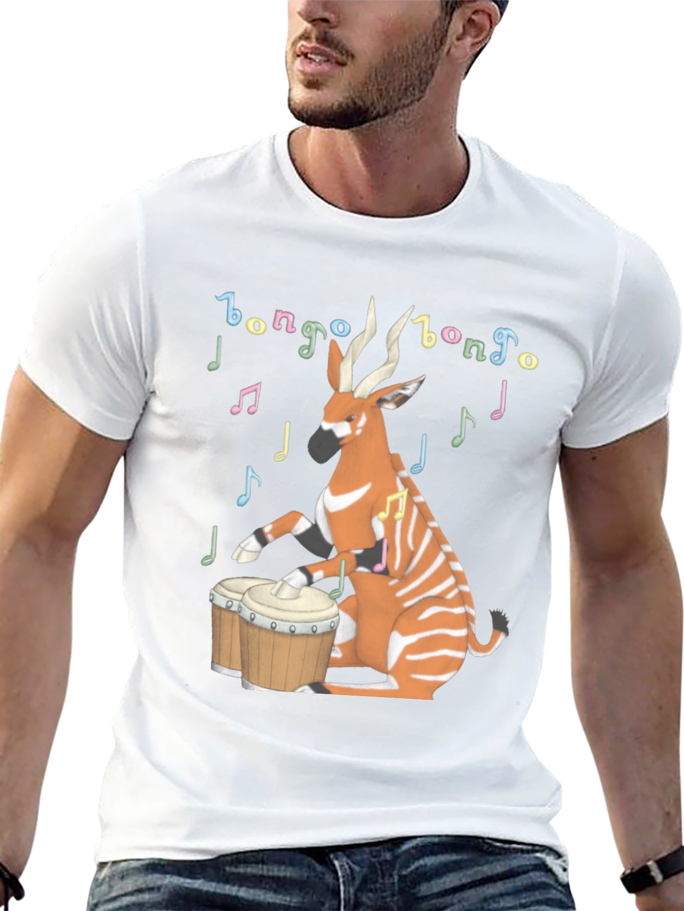 Bongo Bongo Animal Drums T-Shirt