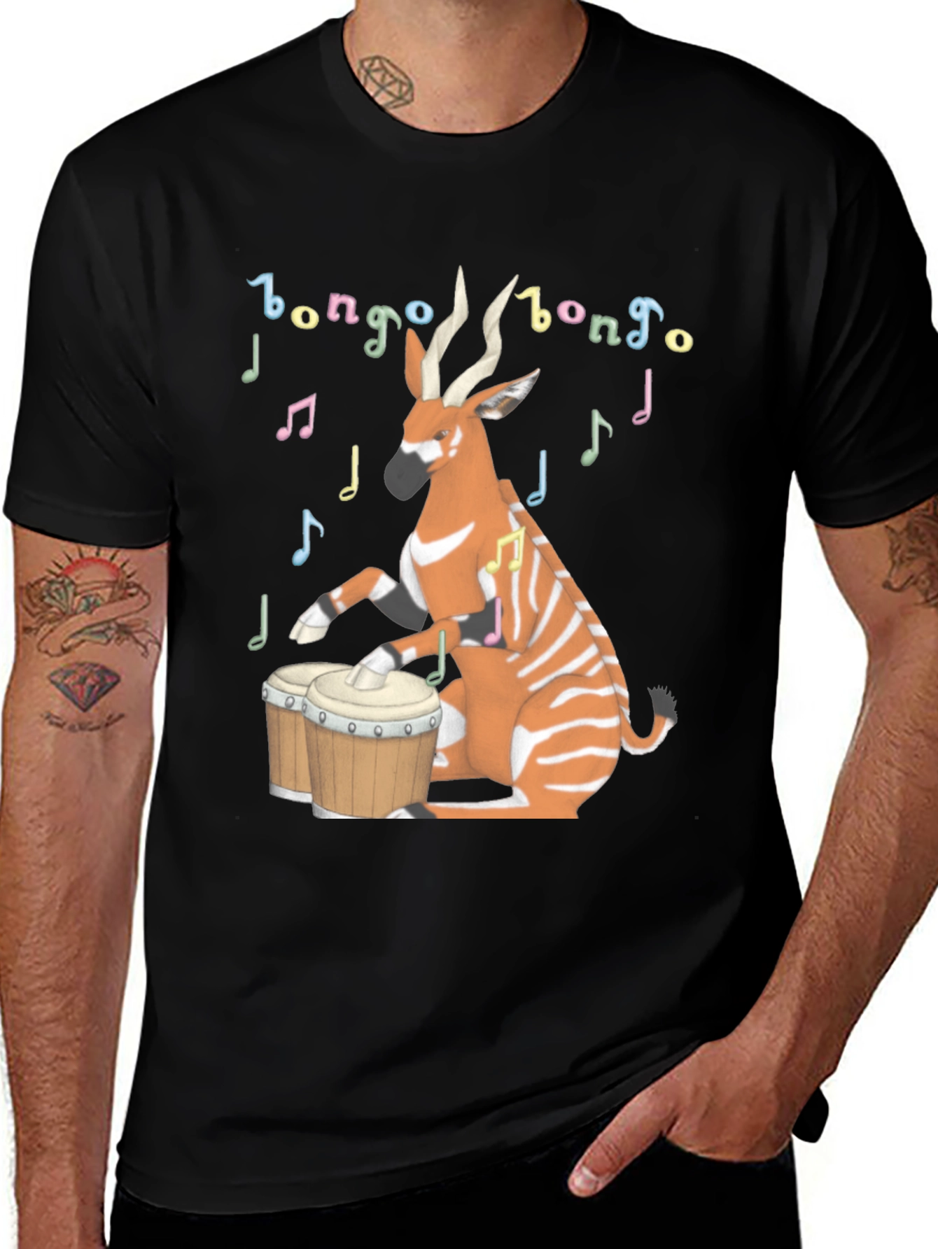 Bongo Bongo Animal Drums T-Shirt