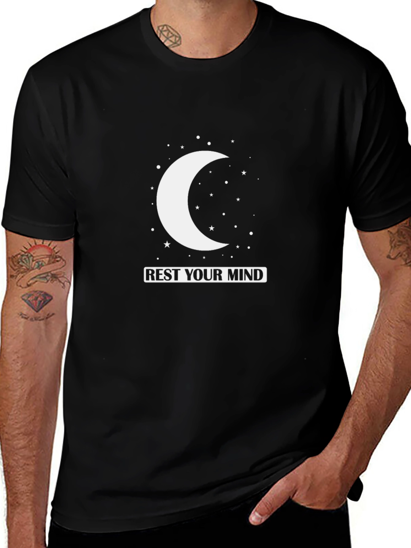 Relaxing Moon & Stars Graphic Tee