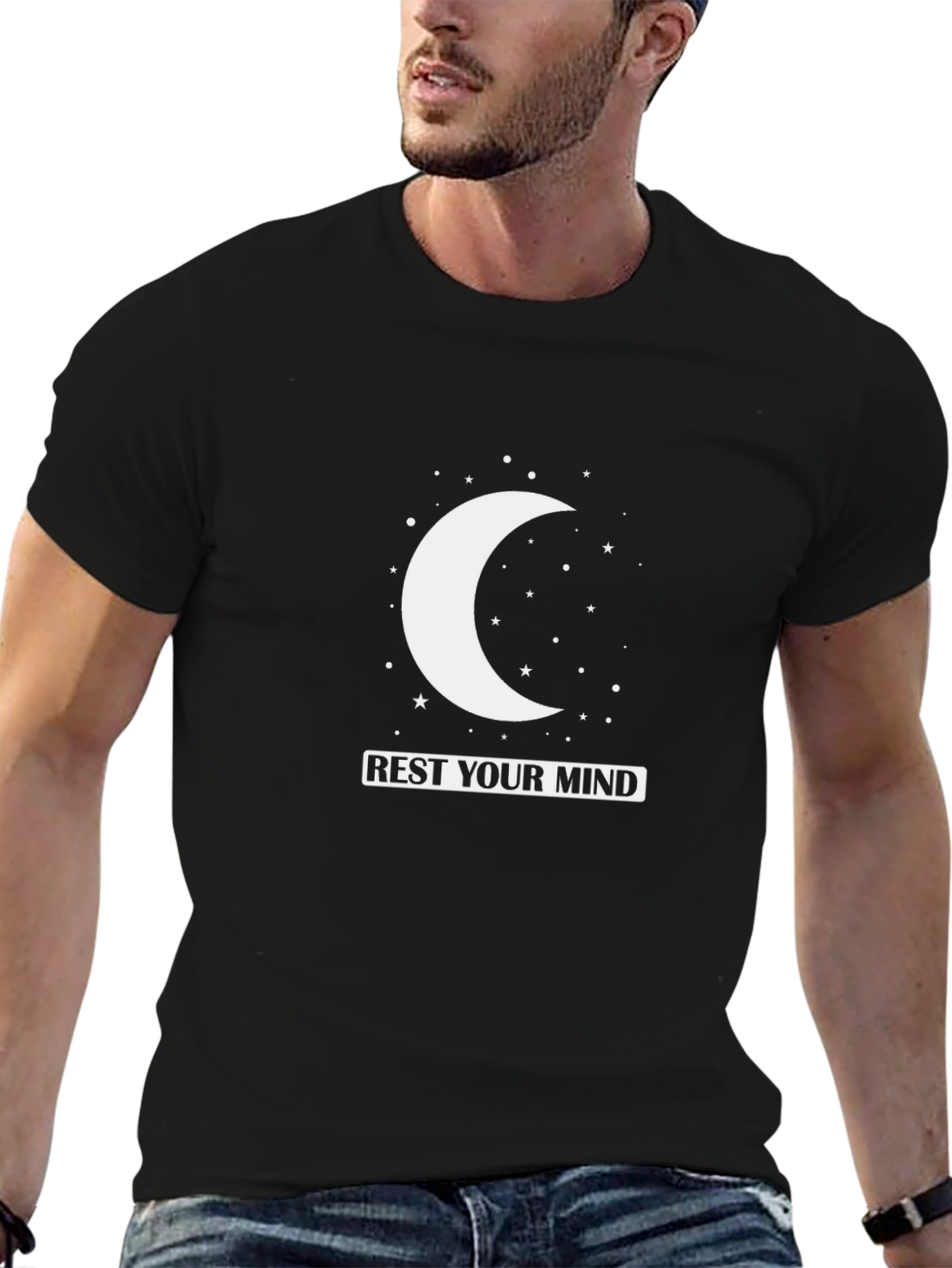 Relaxing Moon & Stars Graphic Tee