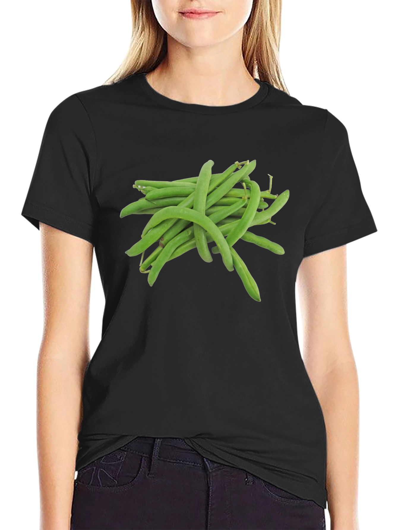 Green Bean T-Shirt - Novelty Vegetable Tee