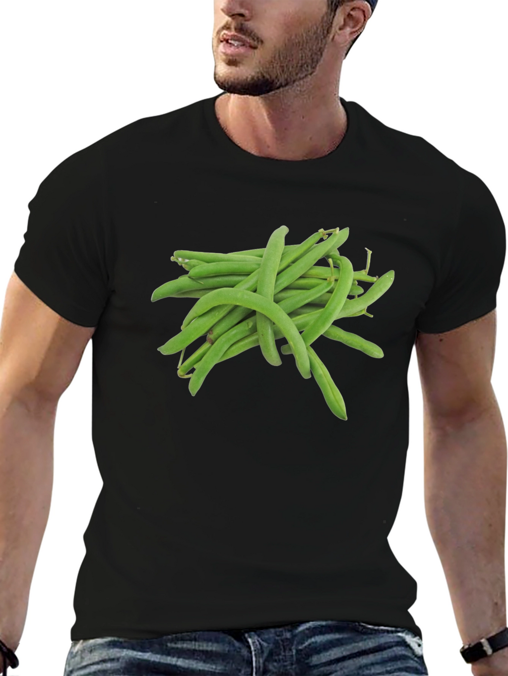 Green Bean T-Shirt - Novelty Vegetable Tee